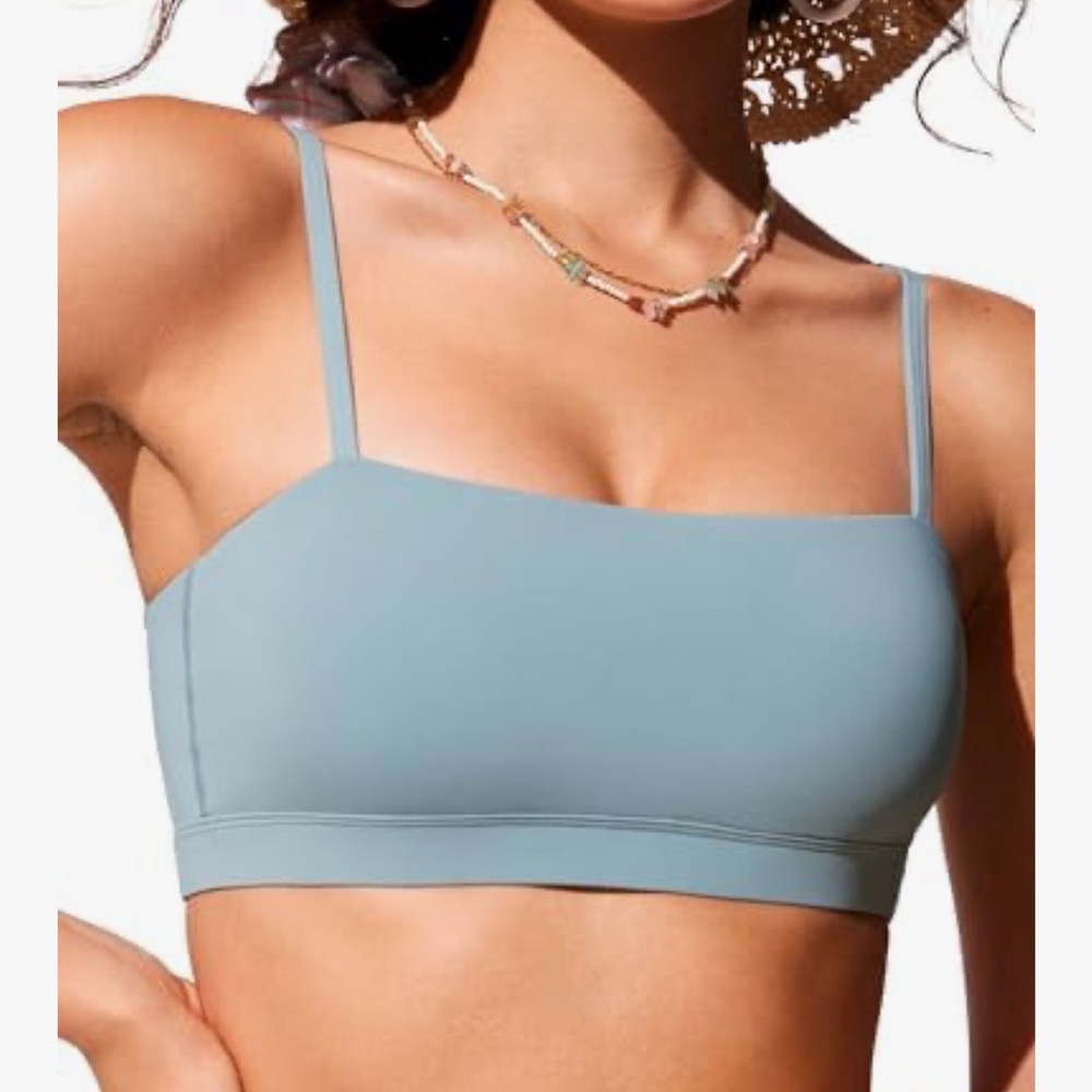 CRZ YOGA Bikini Top Quick Dry Lightweight Swimsuit Top Padded Swim Bikini